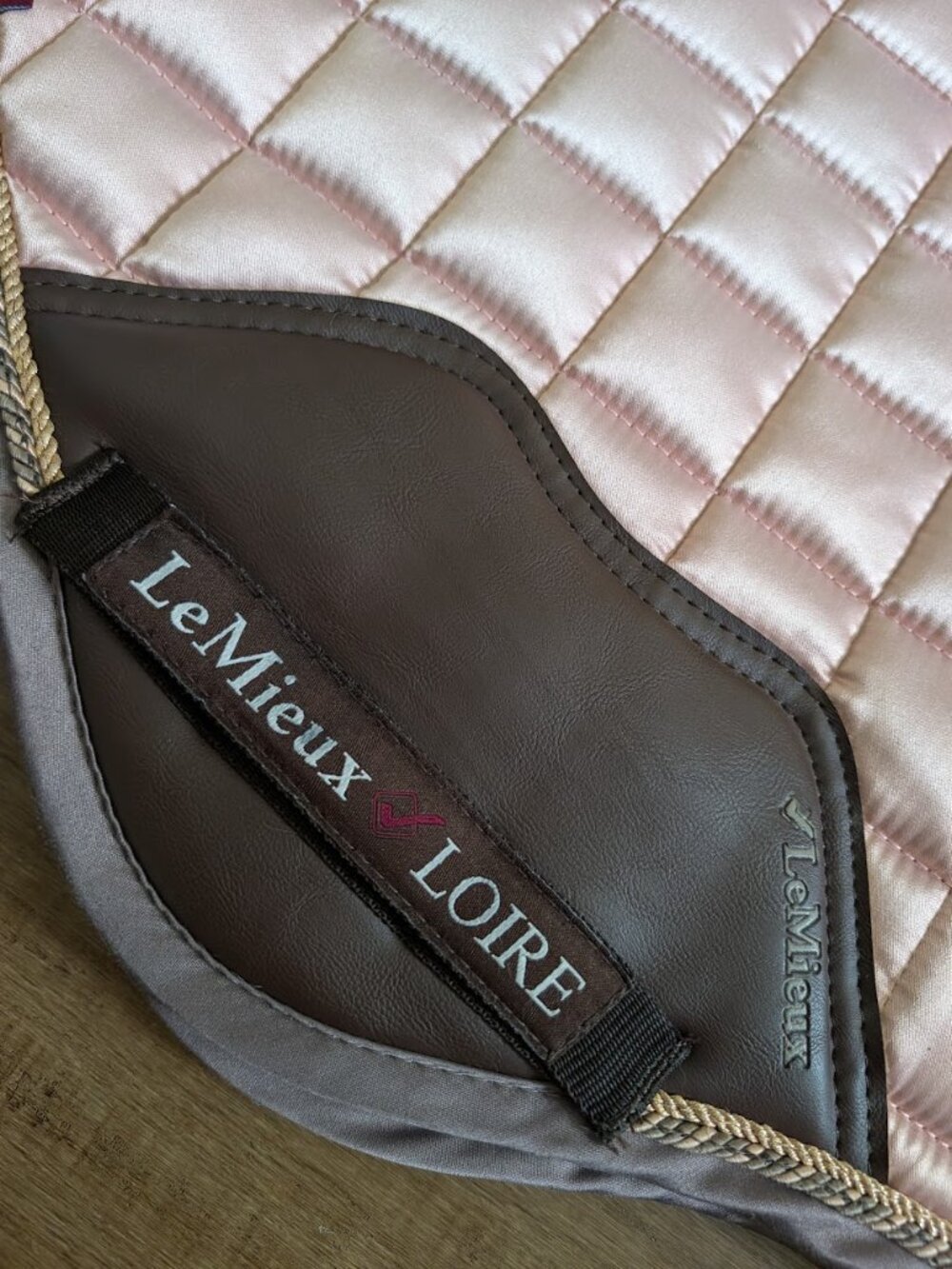 LeMieux - Loire Classic CC Steel Rosé - Size Large - Saddle Pad - Picture 4 of 7